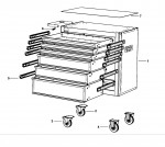 USAG 516 SA/16R Type 1 Roller Cabinet Spare Parts